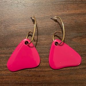 Pink earrings
